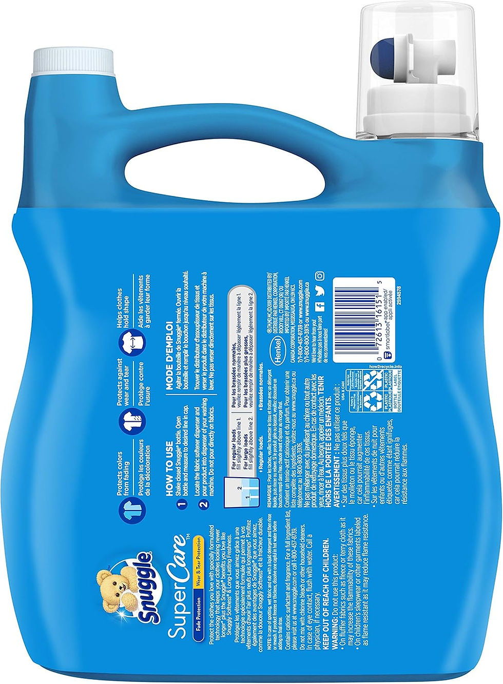 Thumbnail: Wholesale Snuggle SuperCare Liquid Fabric Softener Lilies & Linen 95 oz, 90 loads – bulk laundry care for resellers and retai