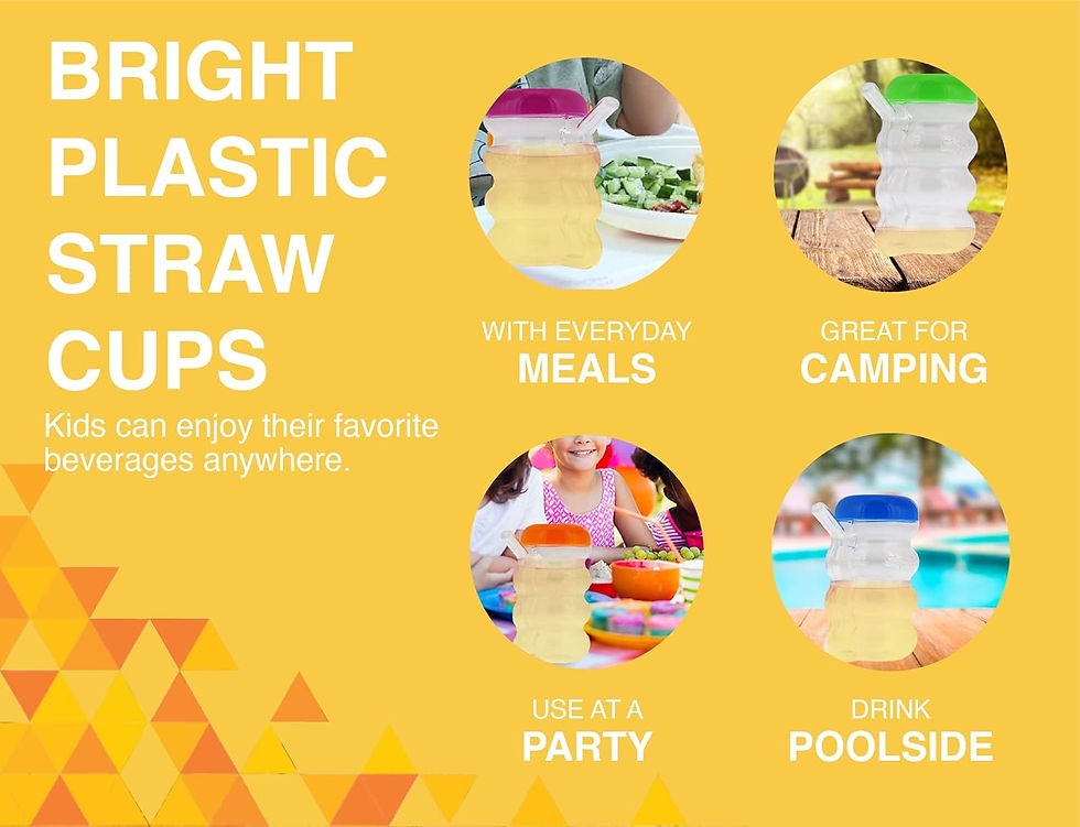 Thumbnail: “Arrow Home Products Sip-A-Mug 14oz 6 pack – BPA-free kids’ cups with straw handle and screw-on caps, wholesale bulk set for