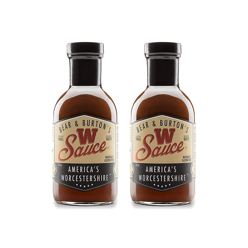 Wholesale Bear and Burton’s W Sauce – Distinctive Worcestershire Blend, 12 oz Bottles (2 Pack)