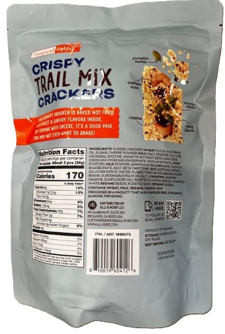 Thumbnail: Tropical Fields Crispy Trail Mix Crackers 2 Pack – Bulk Wholesale Snack Crackers for Resellers