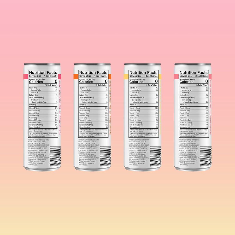 Thumbnail: Wholesale F3 Mood Variety Pack – Functional Sparkling Juice Drink with Nootropics, BCAAs, Chamomile & Valerian Root – 12 Pack