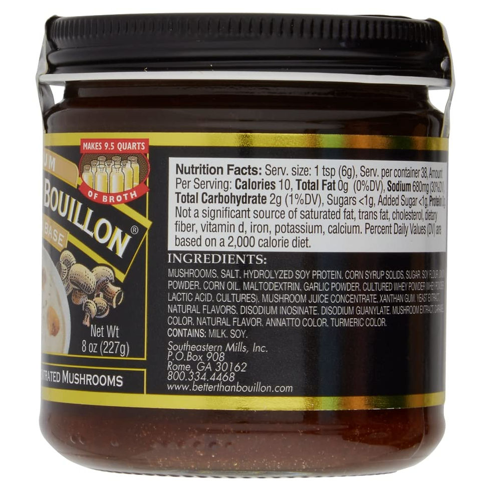 Better Than Bouillon Premium Mushroom Base 8oz Jar – Wholesale Paste for Resellers
