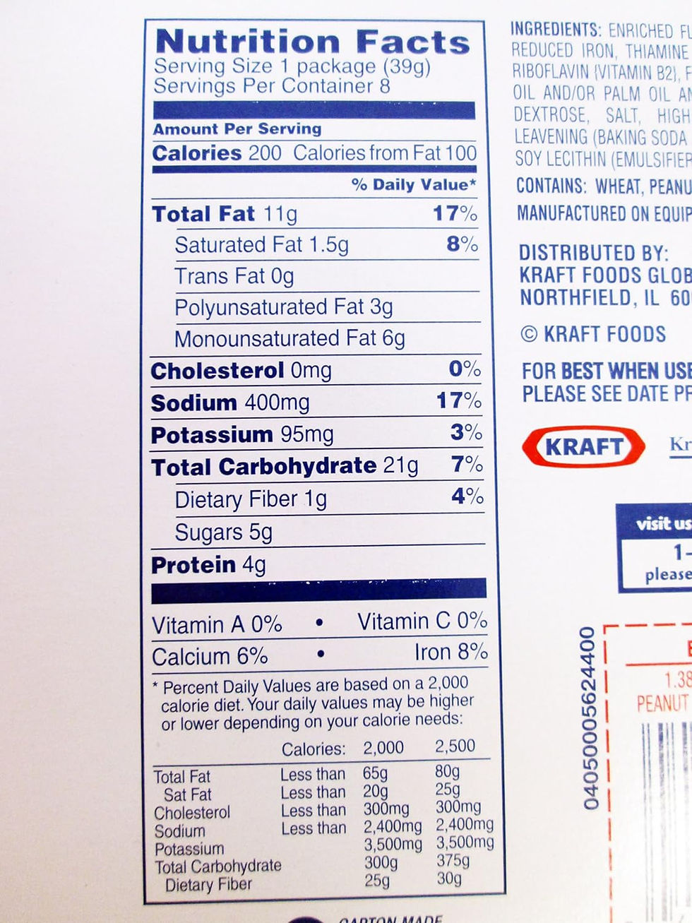 Thumbnail: Ritz Cracker Sandwiches with Real Peanut Butter, 16 Count Snack Packs, 1.38 oz Each