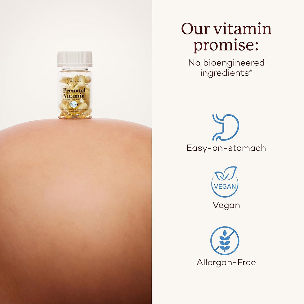 Thumbnail: Premama Prenatal Vitamins for Women, Vegan, Once-Daily Multivitamin with Folate and DHA, 28 Softgel Capsules