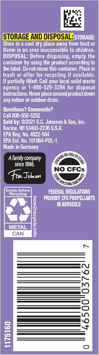Thumbnail: OFF! Clean Feel Insect Repellent Aerosol 20% Picaridin 5oz – Mosquito Bug Spray