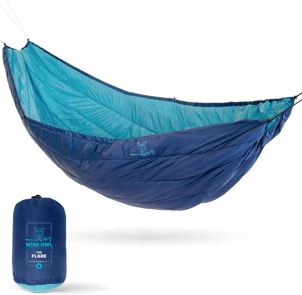 Wise Owl Outfitters Hammock Underquilt in Blue – Wholesale Insulated, Ultralight, Water-Resistant & Packable Camping Quilt fo