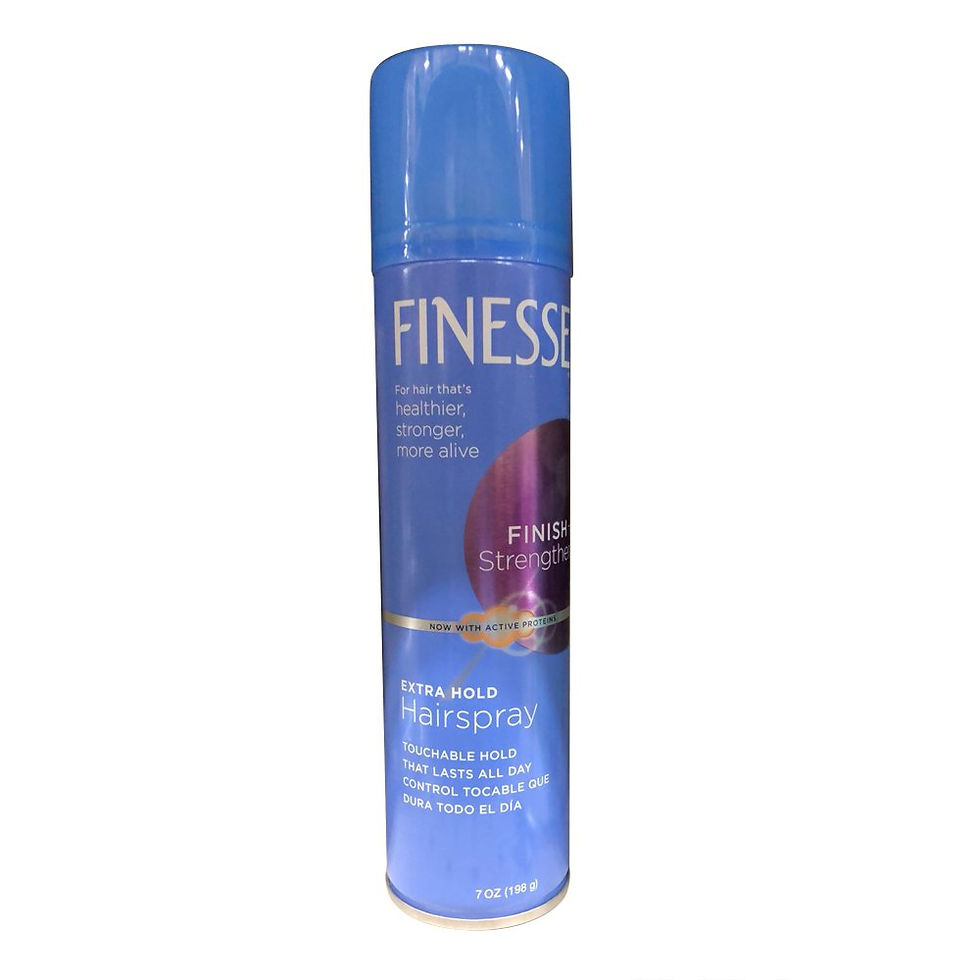 Finesse Finish + Strengthen Extra Hold Hairspray 7oz – Wholesale Moisturizing Spray for Fine and Frizzy Hair