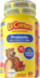 Wholesale L’il Critters Kids Probiotic Gummies, 60 Count Bottle, Digestive Health Supplement with Grape, Orange & Cherry Flav