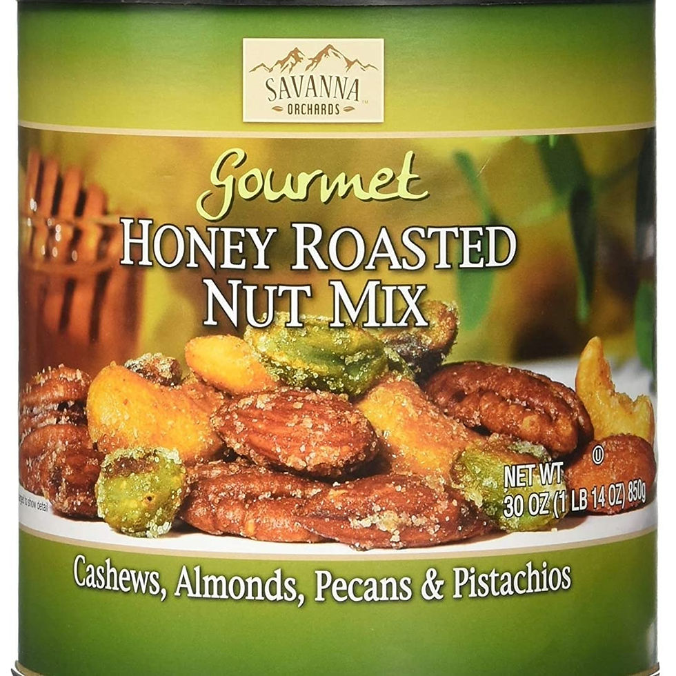 Wholesale Savanna Orchards Gourmet Honey Roasted Nut Mix 30 oz – Bulk Roasted Cashews, Almonds, Pecans & Pistachios for Resel