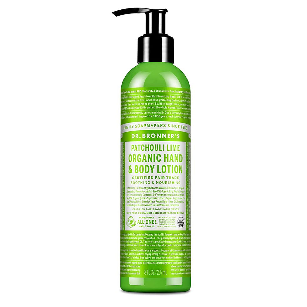 Dr. Bronner’s Organic Lotion Patchouli Lime – Wholesale Natural Body Moisturizer for Resellers