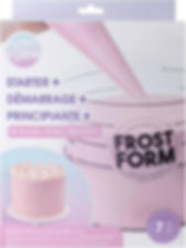 “Sweetshop Frost Form Acrylic Starter Kit 8-inch 6-piece cake decorating set – Wholesale baking and frosting kit for resale”