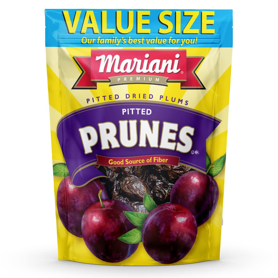 Mariani Pitted Prunes 36 oz Bag – Healthy Gluten-Free Vegan Dried Fruit Snack