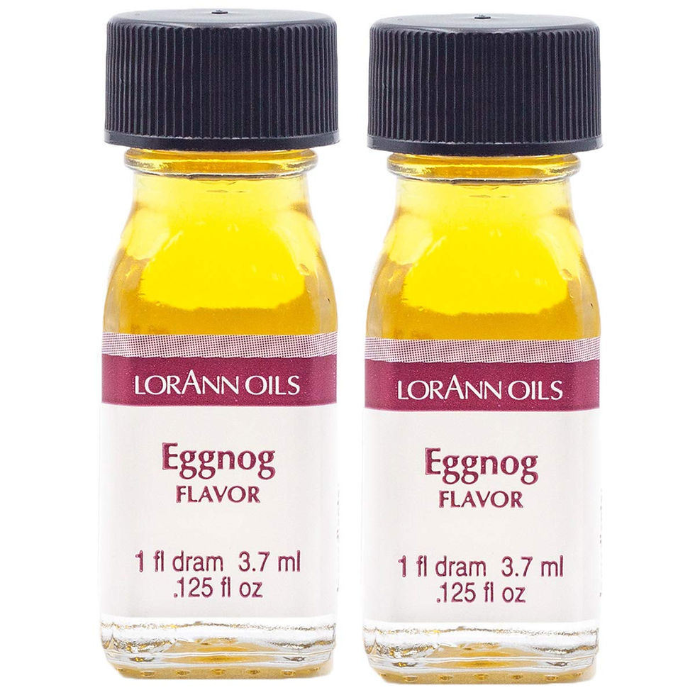 LorAnn Oils Eggnog Super Strength Flavoring Pack of 2 – Bold Natural Flavor for Candy, Baking, and Hard Candy
