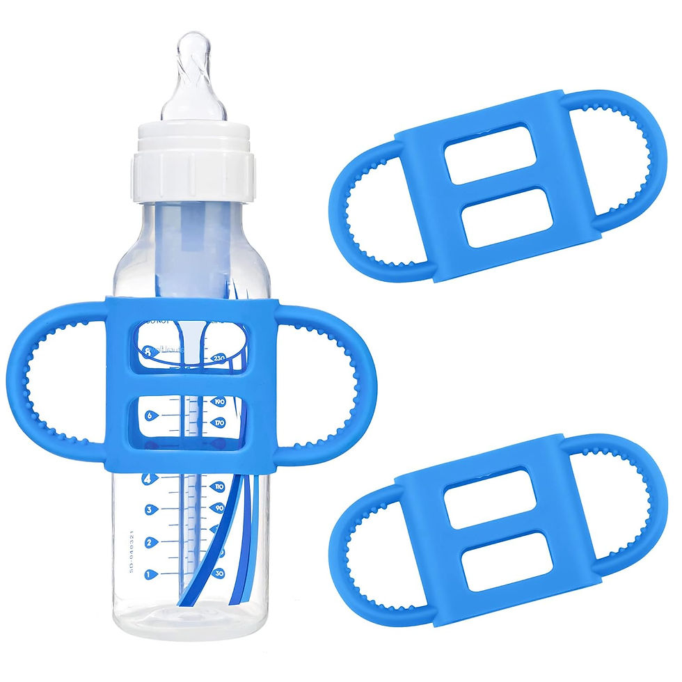 Wholesale Impresa 3 Pack Baby Bottle Handles – BPA-Free Silicone Easy-Grip Holder Compatible with Dr. Brown Bottles – Case of