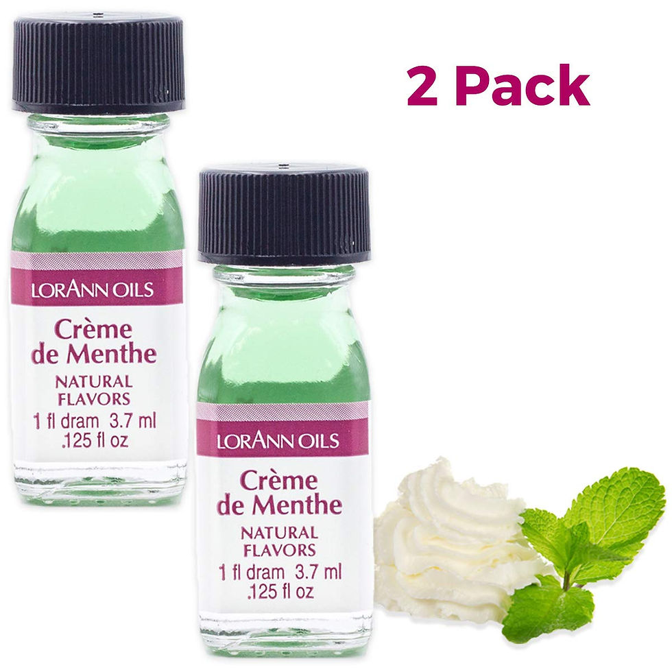 LorAnn Oils Super Strength Crème de Menthe Flavoring 0.125 fl oz Pack of 2 – Wholesale Candy & Baking Flavoring