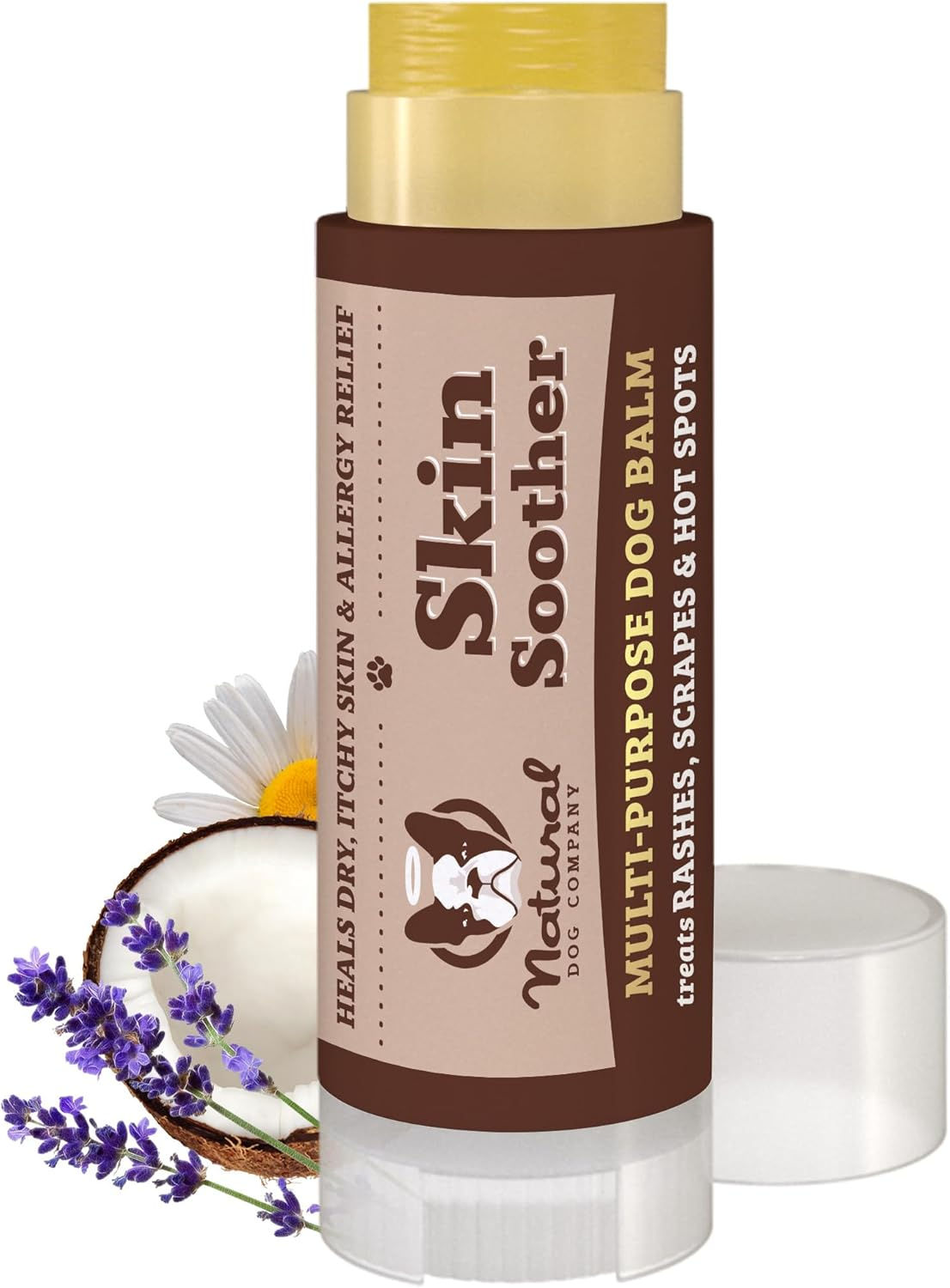 Natural Dog Company Skin Soother Balm 0.15oz Travel Stick – Wholesale Dog Skin Relief Balm for Resellers & Pet Supply Stores