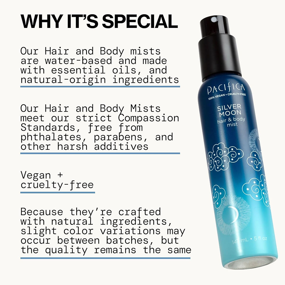 Thumbnail: "Pacifica Silver Moon Hair and Body Mist Perfume Spray 5oz – Vegan, Alcohol-Free, Long-Lasting Women’s Fragrance, Wholesale B