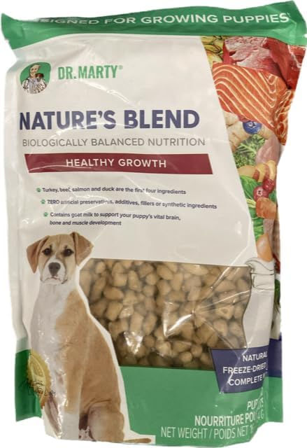 Dr. Marty Nature’s Blend Healthy Growth Puppy Food – Freeze-Dried Raw Formula with Beef, Duck, Salmon & Turkey | Wholesale 16