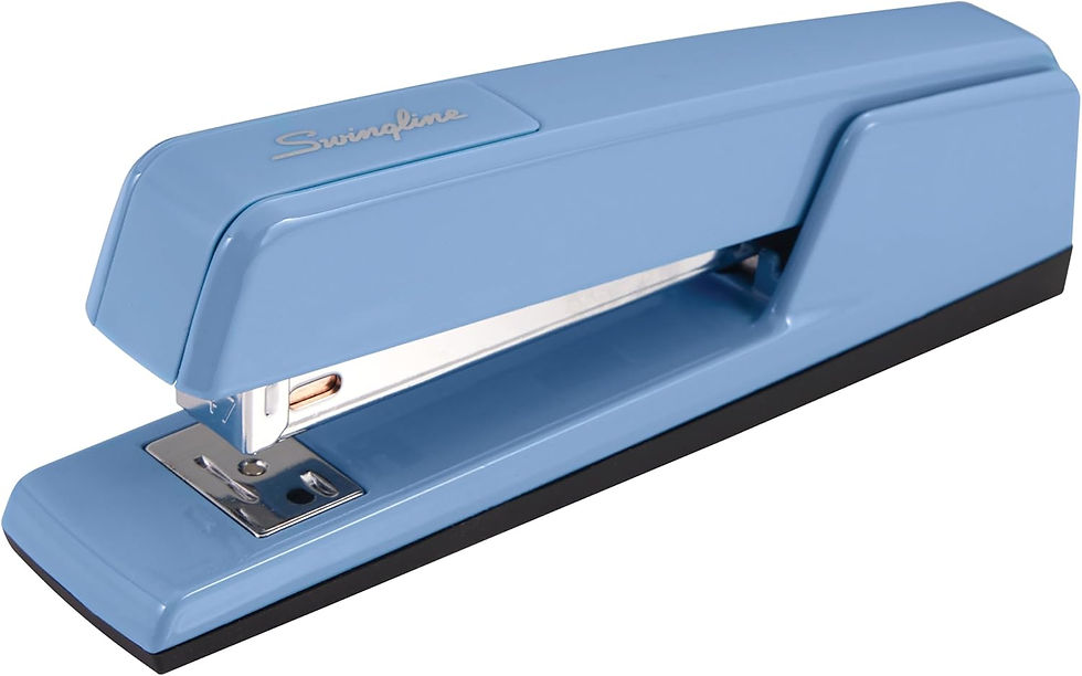 Swingline 747 Classic Stapler Wholesale, 30 Sheet Capacity, Jam-Free, Metal, Sky Blue