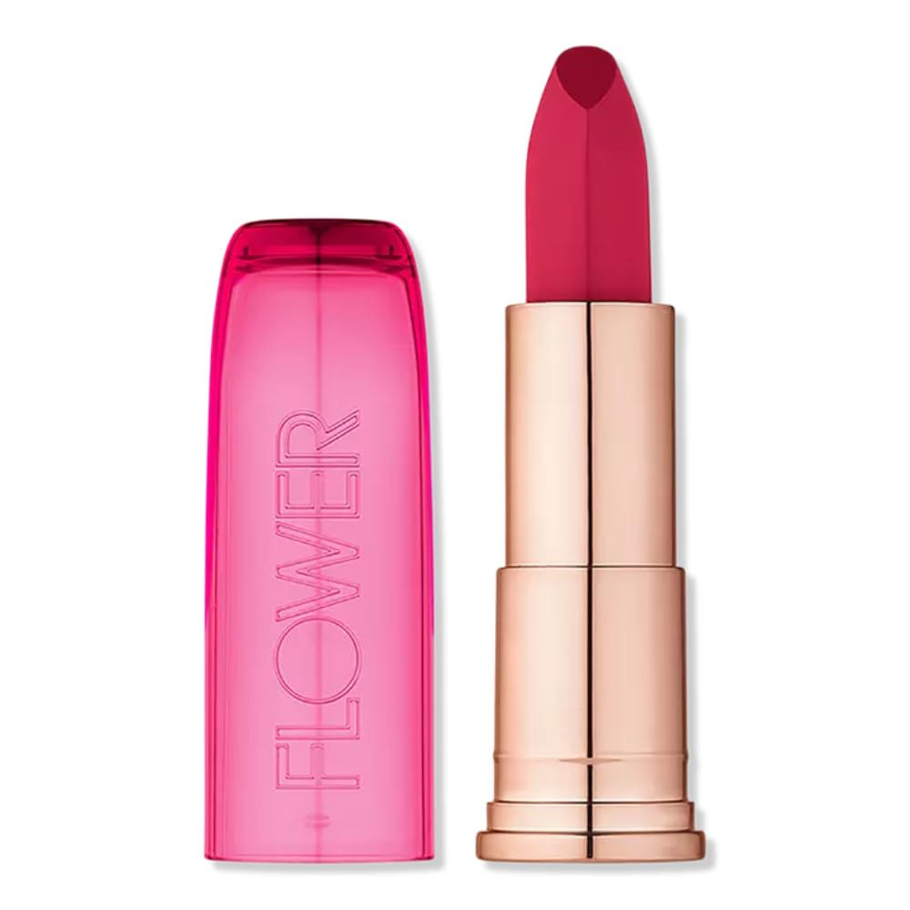 Wholesale FLOWER BEAUTY Perfect Pout Moisturizing Lipstick, Orchid Shade, Creamy Vegan Lip Tint with Natural Shine