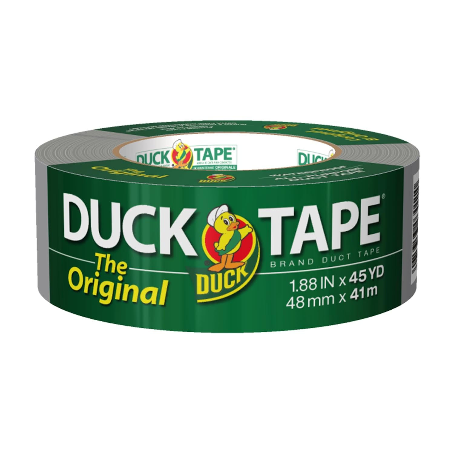 The Original Duck Tape Brand Duct Tape 1.88-Inch x 45 Yards, Silver – 1-Pack Wholesale for Indoor and Outdoor Use, Resellers