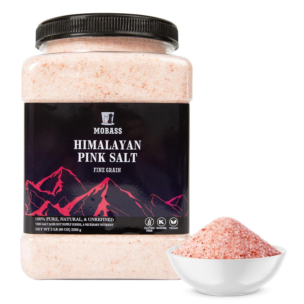 Wholesale Mobass Himalayan Pink Salt 5 lbs Fine Grain Jar – Bulk Natural Salt Supply for Resale & Retail