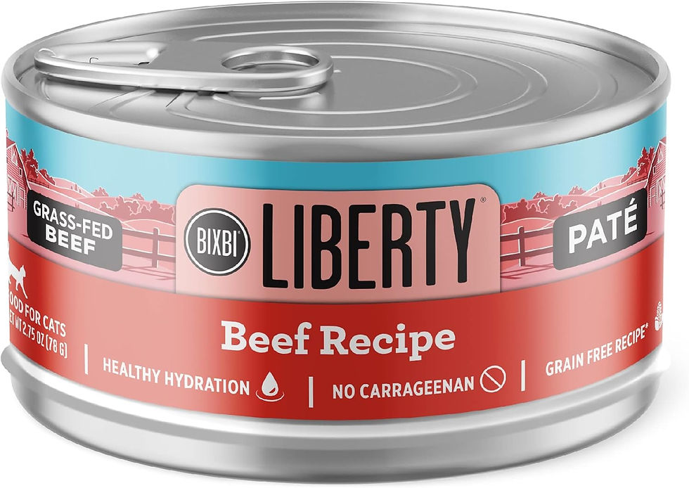 "BIXBI Liberty Grain-Free Beef Pâté Wet Cat Food 2.75 oz 24 Pack – Wholesale Bulk Case for Amazon, eBay, and Walmart Reseller