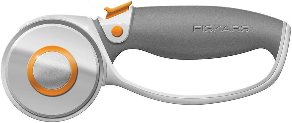 Fiskars 60mm Titanium Rotary Cutter for Fabric – Wholesale Craft Cutter with Steel Handle