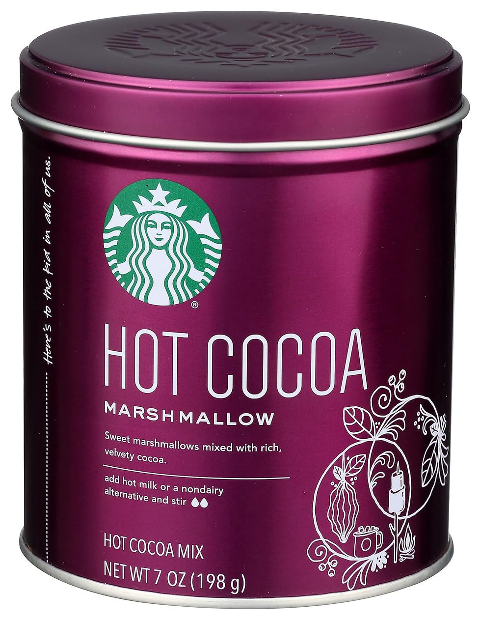 Wholesale Starbucks Hot Cocoa with Marshmallow, 7 oz Canister Powder Mix