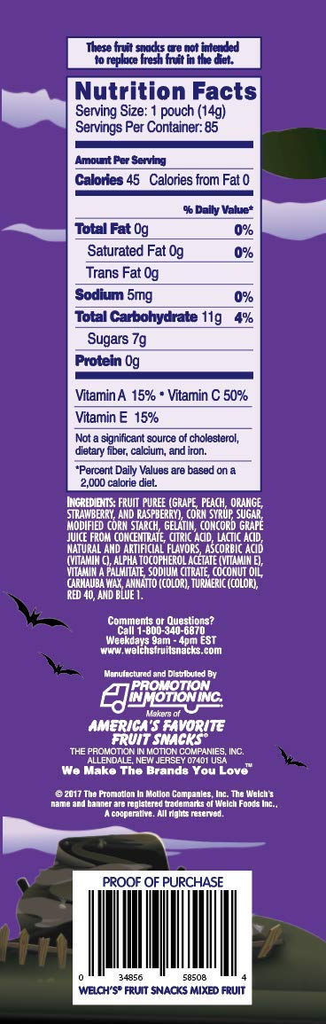 Thumbnail: Welch’s Halloween Fun Size Fruit Snacks 85 Count Box – Gluten-Free Wholesale Trick-or-Treat Pack