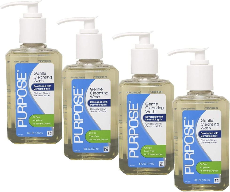 Purpose Gentle Cleansing Wash 6 fl oz 4 Pack – Wholesale Bulk Facial Cleanser for Sensitive Skin