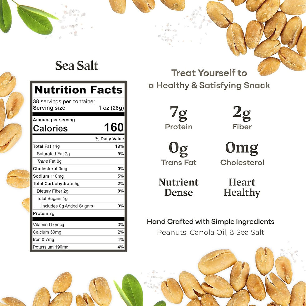 Thumbnail: Belmont Peanuts Gourmet Sea-Salted Virginia Peanuts 38 oz Tub – Wholesale Premium Snack Nuts