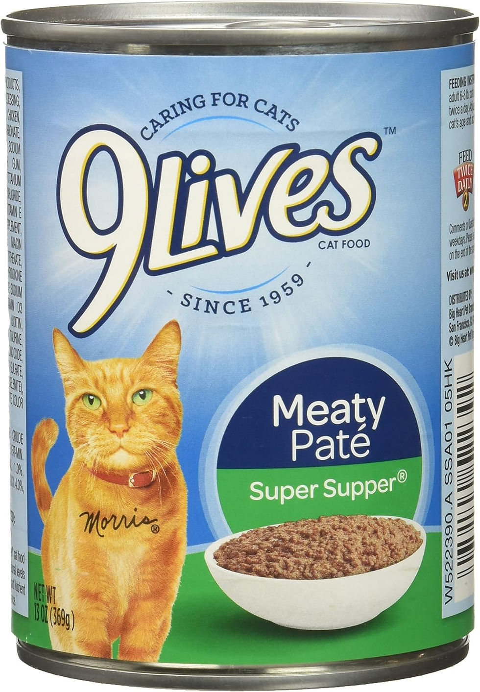 9Lives Meaty Paté Super Supper Wet Cat Food, 12-pack of 13 oz cans – wholesale case for retailers and online resellers