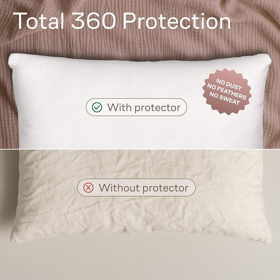 Niagara Sleep Solution ultra soft pillow protectors, standard size, set of 12, breathable microfiber, stain and dust proof, m