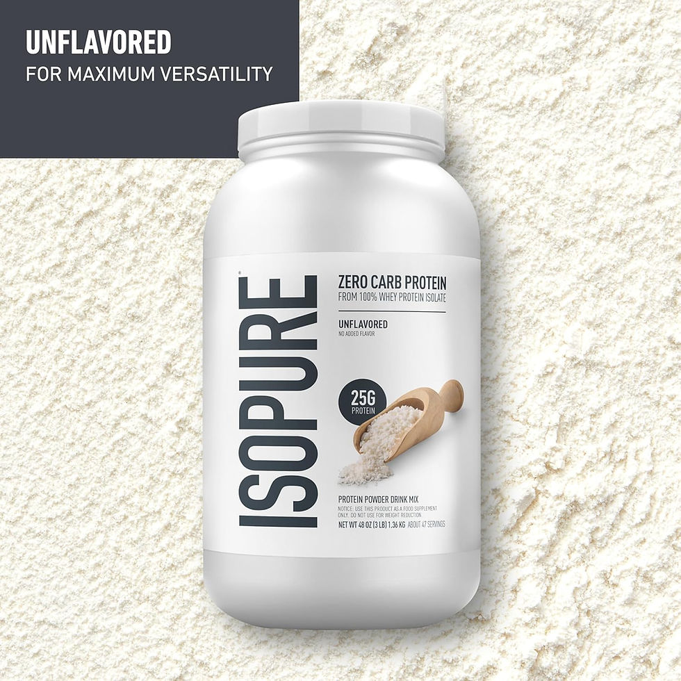 Thumbnail: Isopure Protein Powder Whey Protein Isolate 3 lb – 25g Protein, Zero Carb, Keto-Friendly, No Added Colors or Sweeteners, Whol