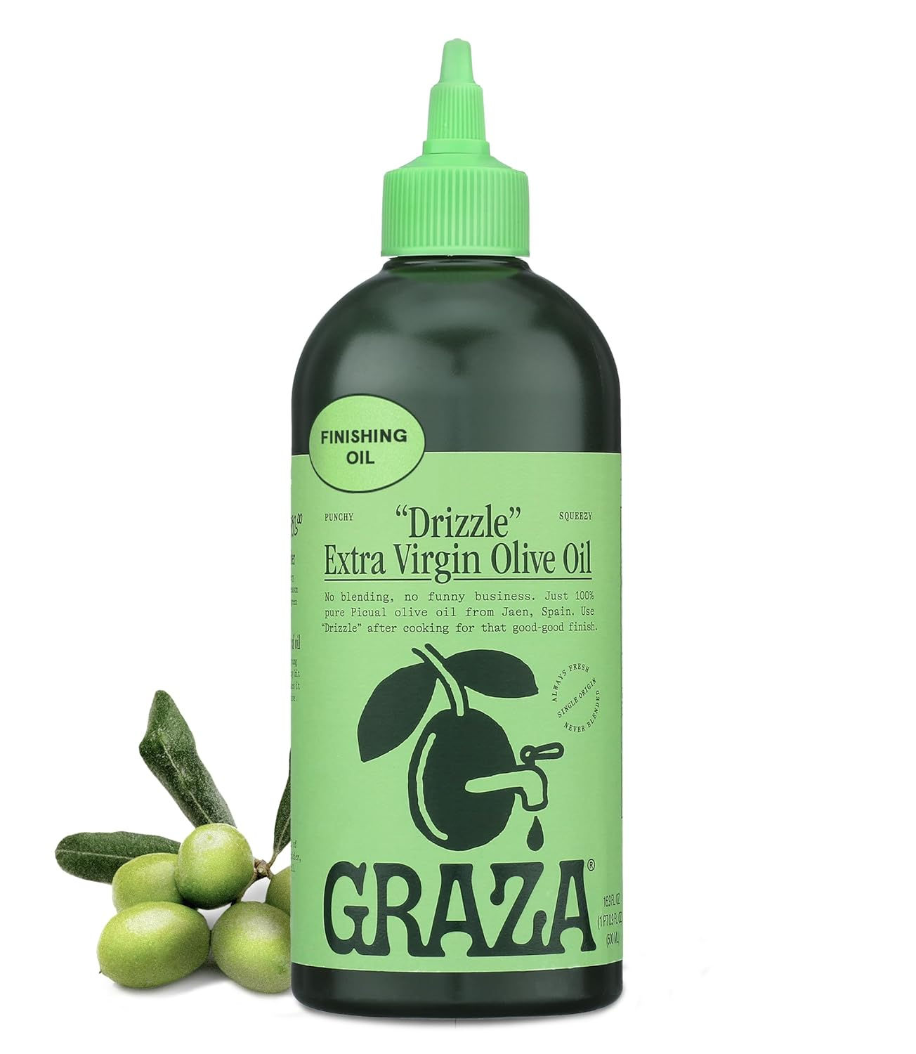Graza Drizzle Extra Virgin Olive Oil 16.9 Fl Oz Bottle – Wholesale Single-Origin Finishing Oil for Retailers & Distributors