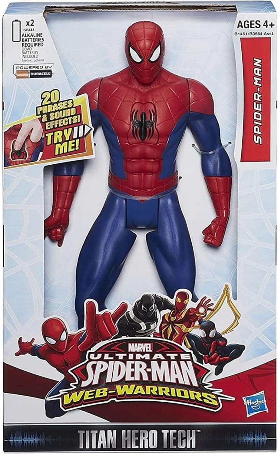 Marvel Spider-Man Titan Hero Tech 12-Inch Electronic Figure – Web Warriors Toy for Kids – Wholesale
