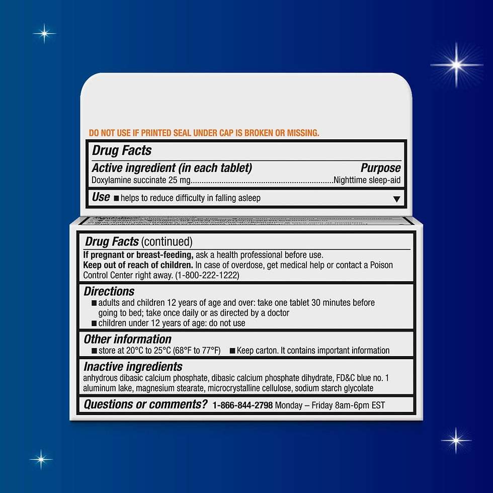 Thumbnail: Unisom SleepTabs 48 count nighttime sleep aid tablets wholesale bulk case
