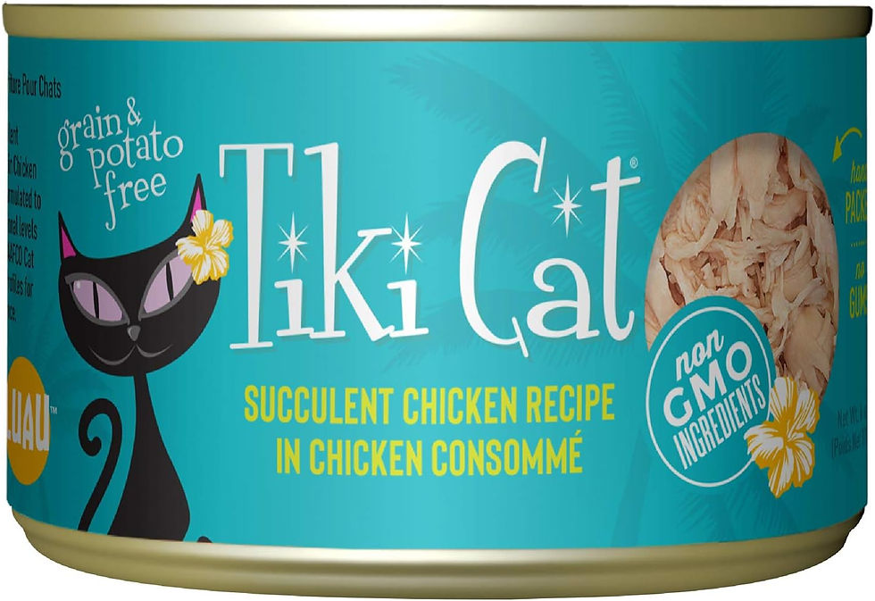 Tiki Cat Luau Grain-Free Wet Cat Food – 6oz Chicken 8 Pack Wholesale Bulk Case