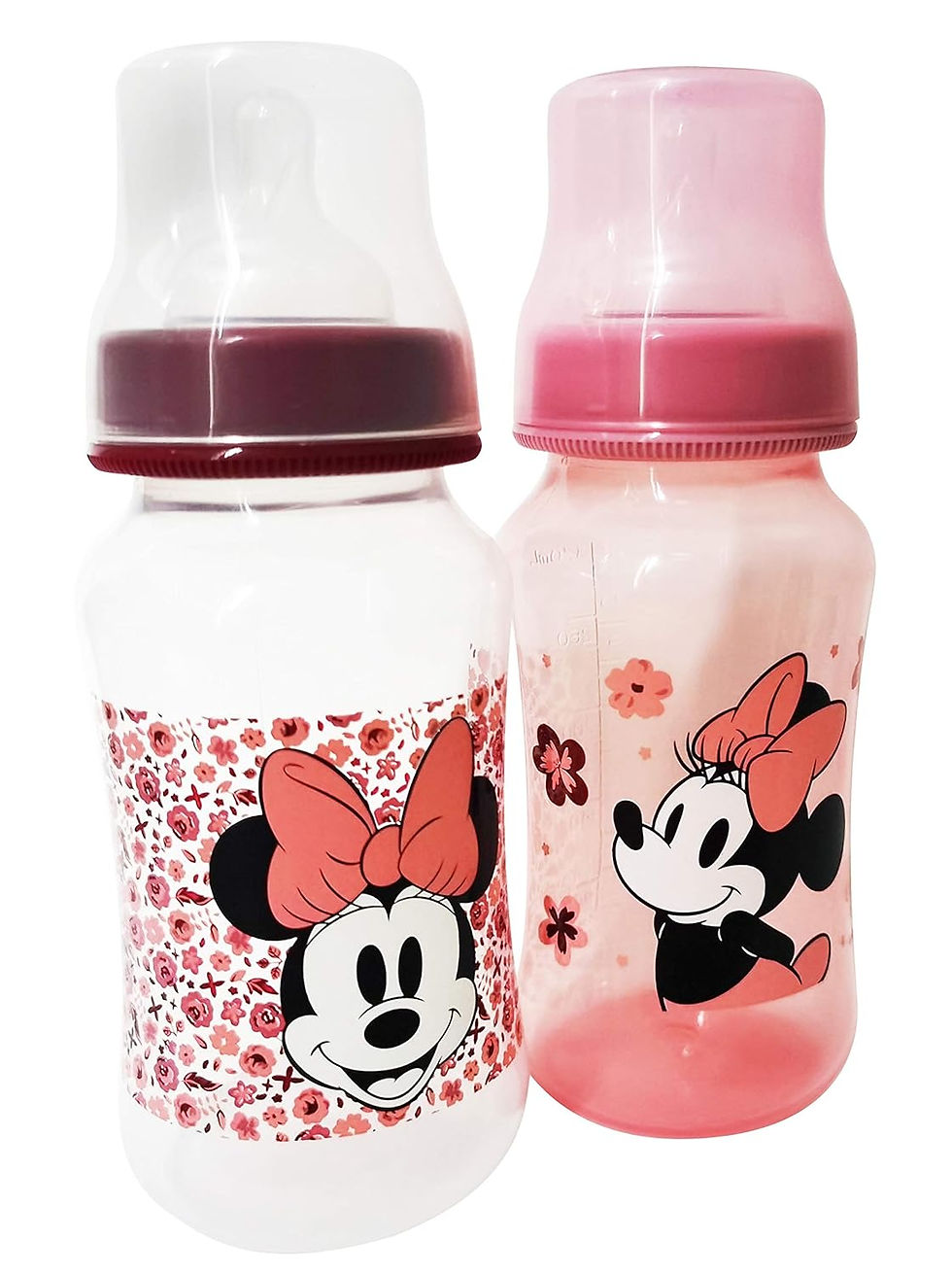 Wholesale Cudlie Disney Baby Girl Minnie Mouse 11 oz Pack of 2 Baby Bottles – bulk case of 24 for resellers