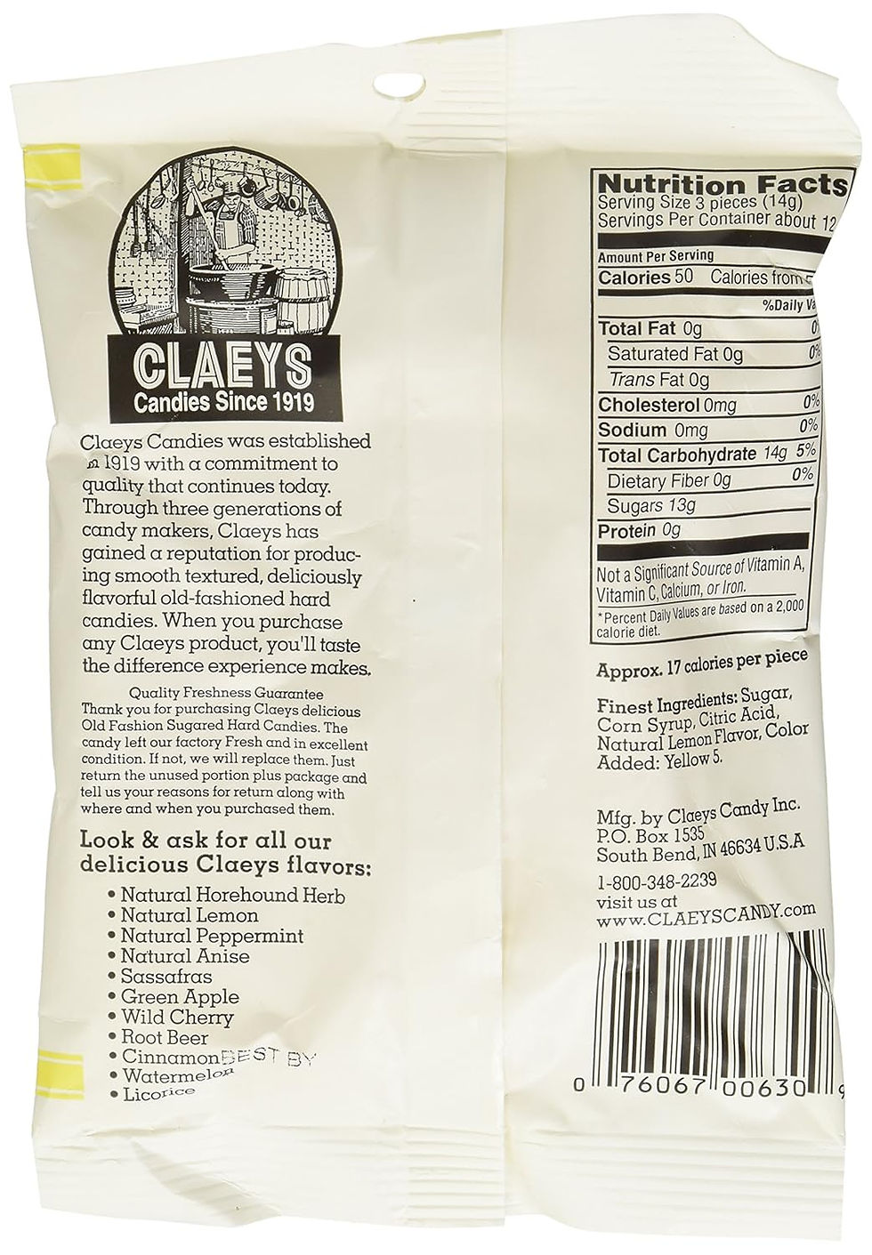 Claey’s Candies Lemon Drop Hard Candy 6 Pack – Wholesale Candy for Resellers