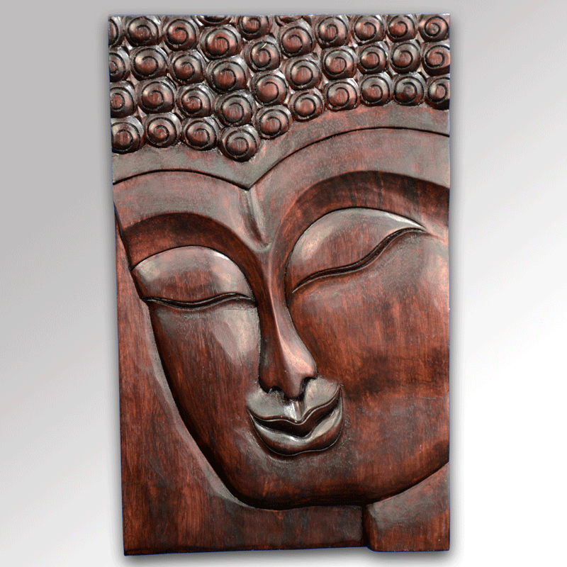 Triple Buddha Face Wall Sculpture 156 00 Our Sculptures Are Buddha Face Wall Sculpture