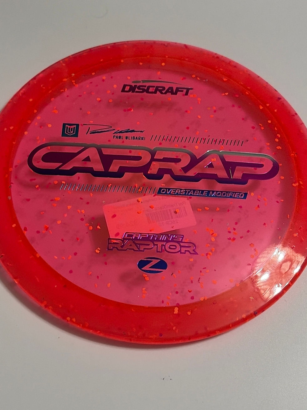 Thumbnail: Discraft 2026 Z Confetti Captain's Raptor