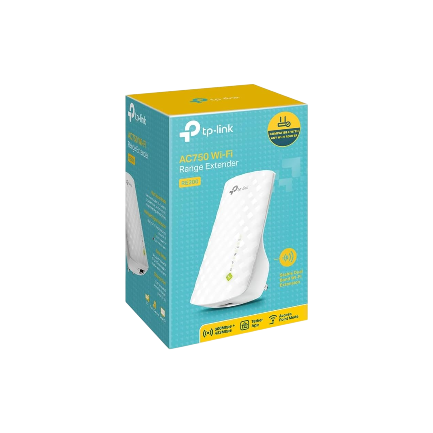 Extensor de Rango TP-Link RE200 AC750 Dual Band