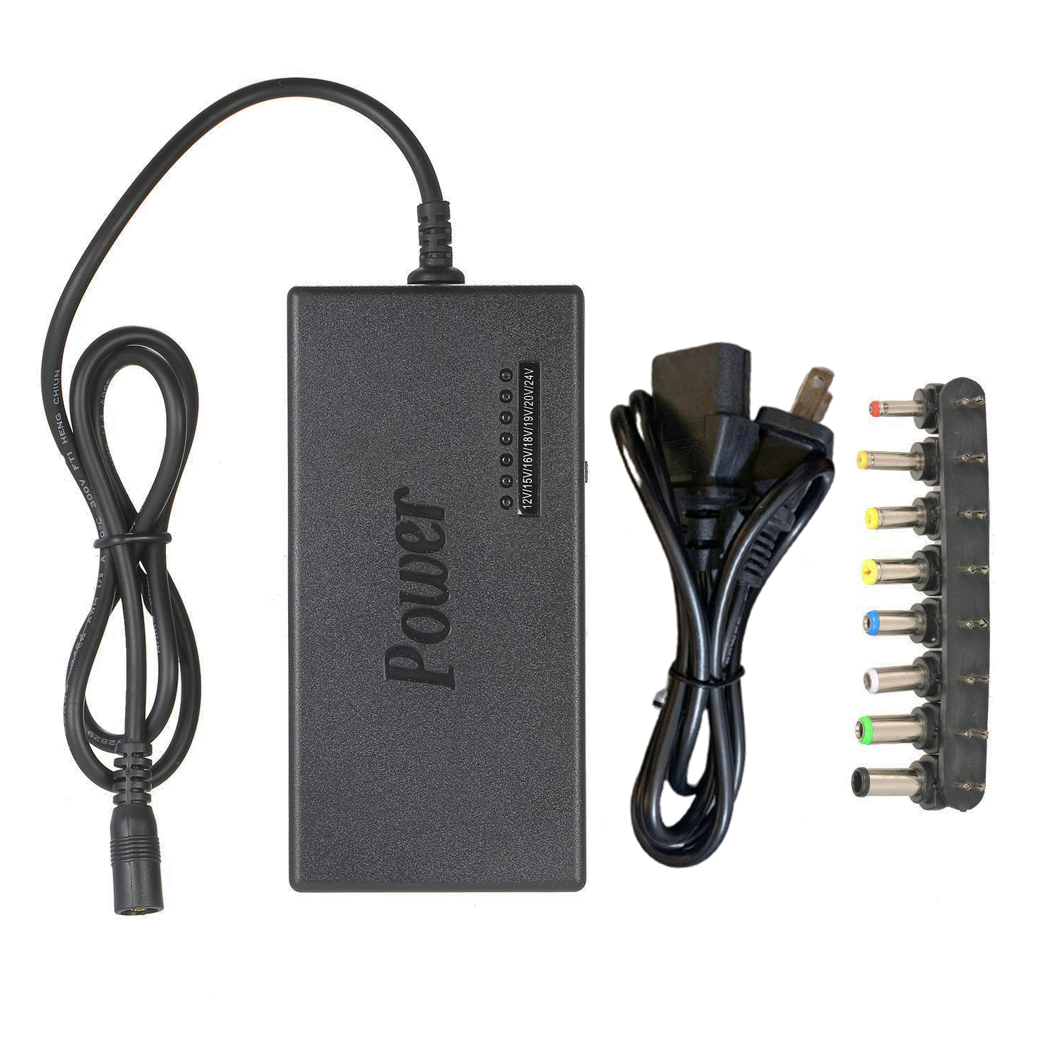 Cargador Universal para Laptop 8 Puntas 12v a 24v +90w