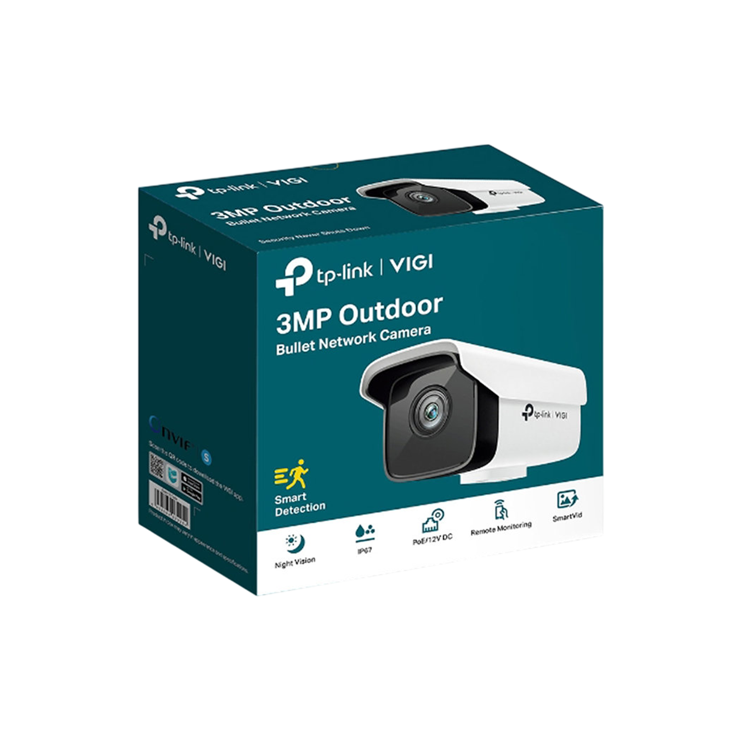 Camara de Red Bullet Vigi c300hp Tp-Link de 3 Mp Exterior