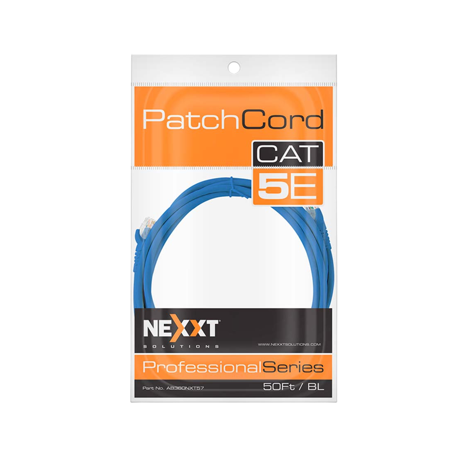 Cable Patch Cord NEXXT Professional Series CAT5e 50FT / 15M