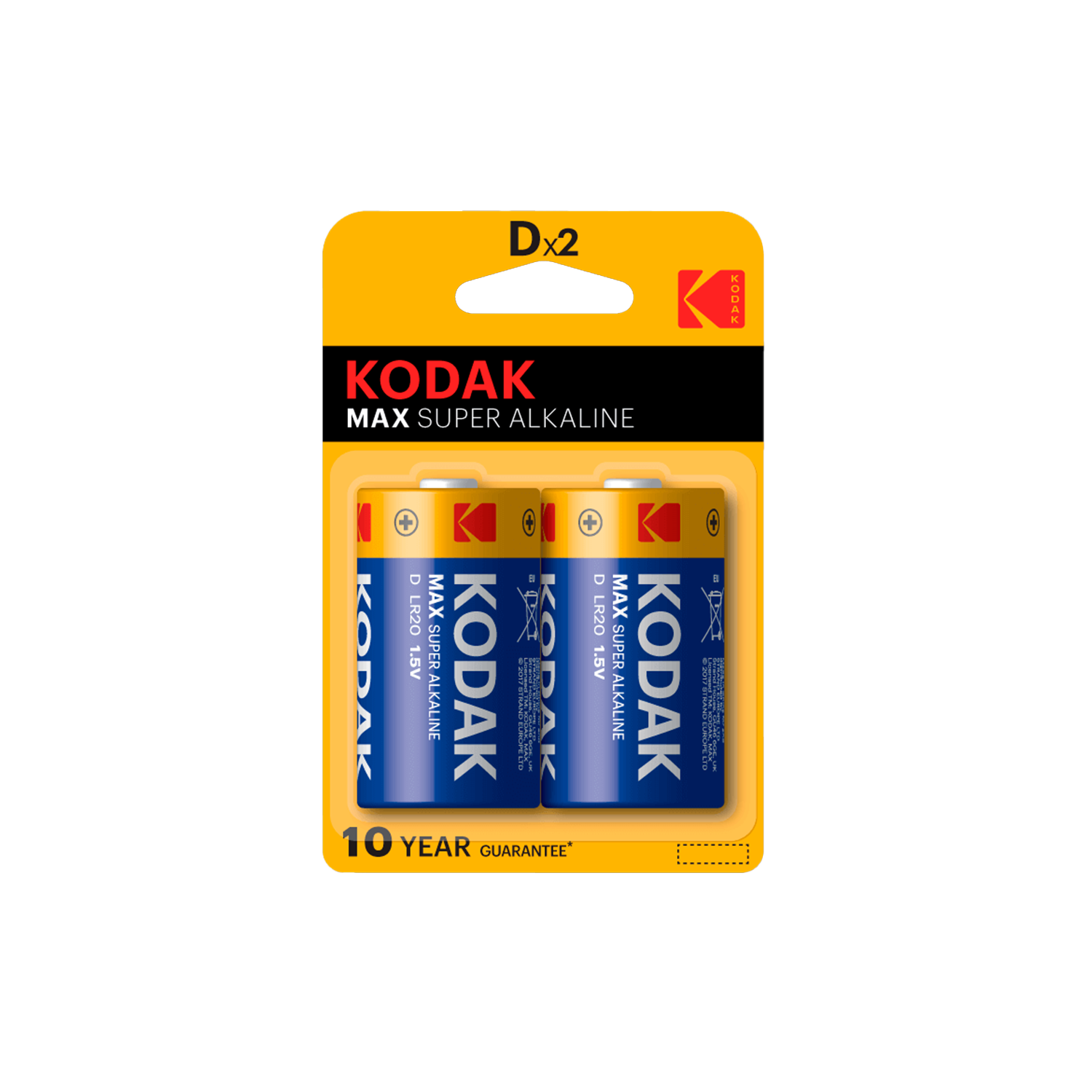 Bateria Kodak D x2 Max Super Alkaline