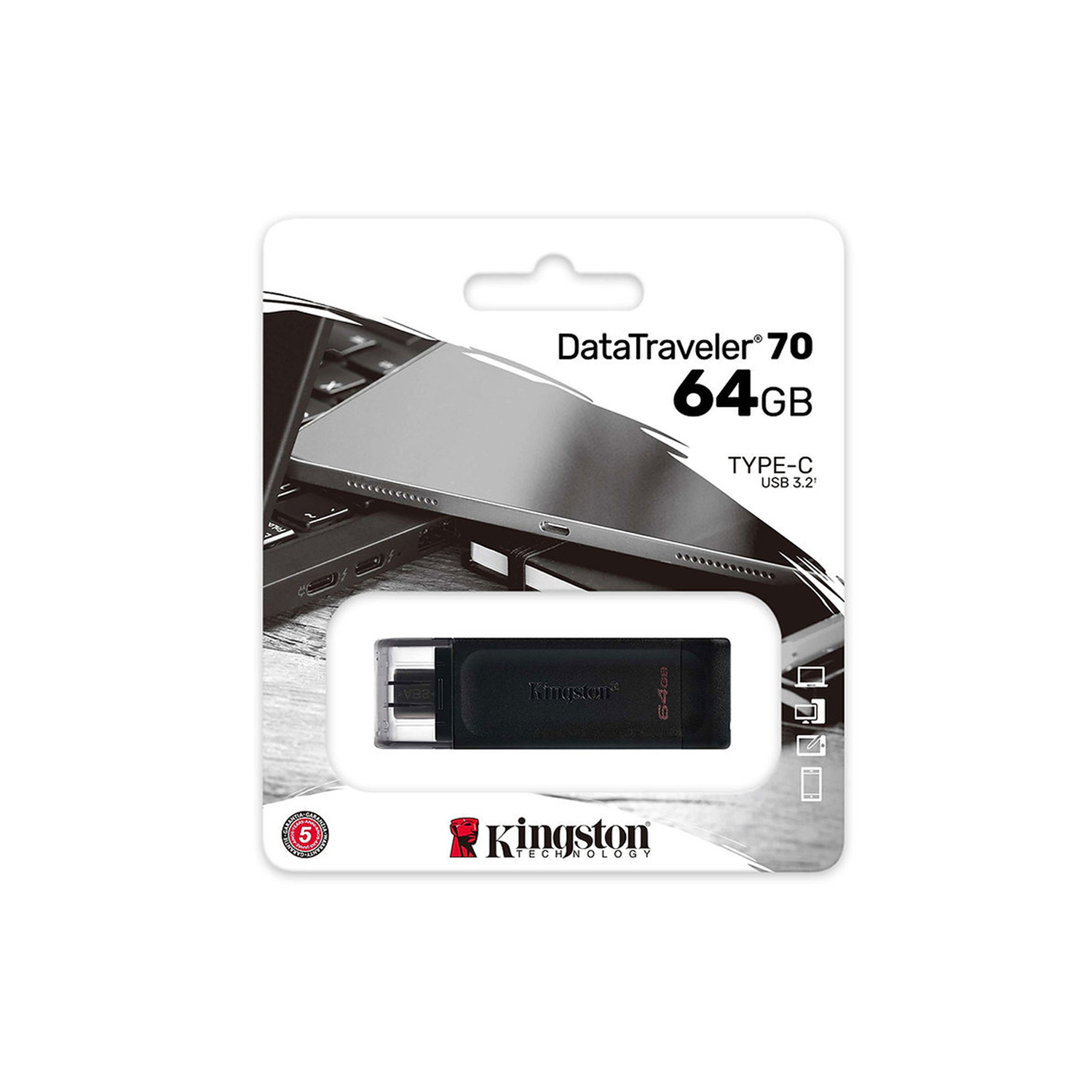 Pendrive 64GB tipo C Kingston DataTraveler