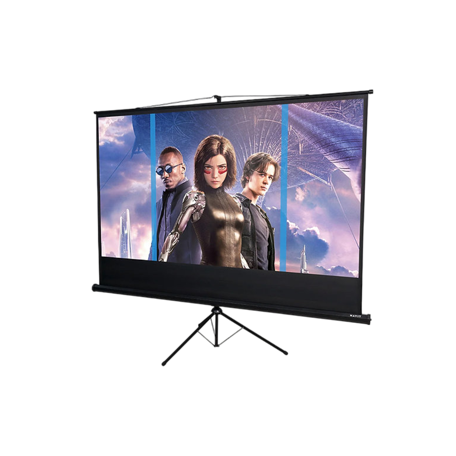 Pantalla con Tripode Havit PS100 para Proyector Black